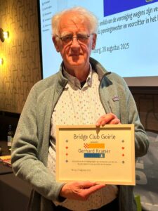 Gerhard Kramer erelid van BC Goirle